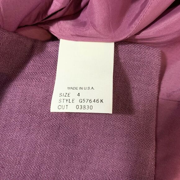 Vtg Guess Womens Linen Blend Career Blazer Size 4 - Picture 3 of 5